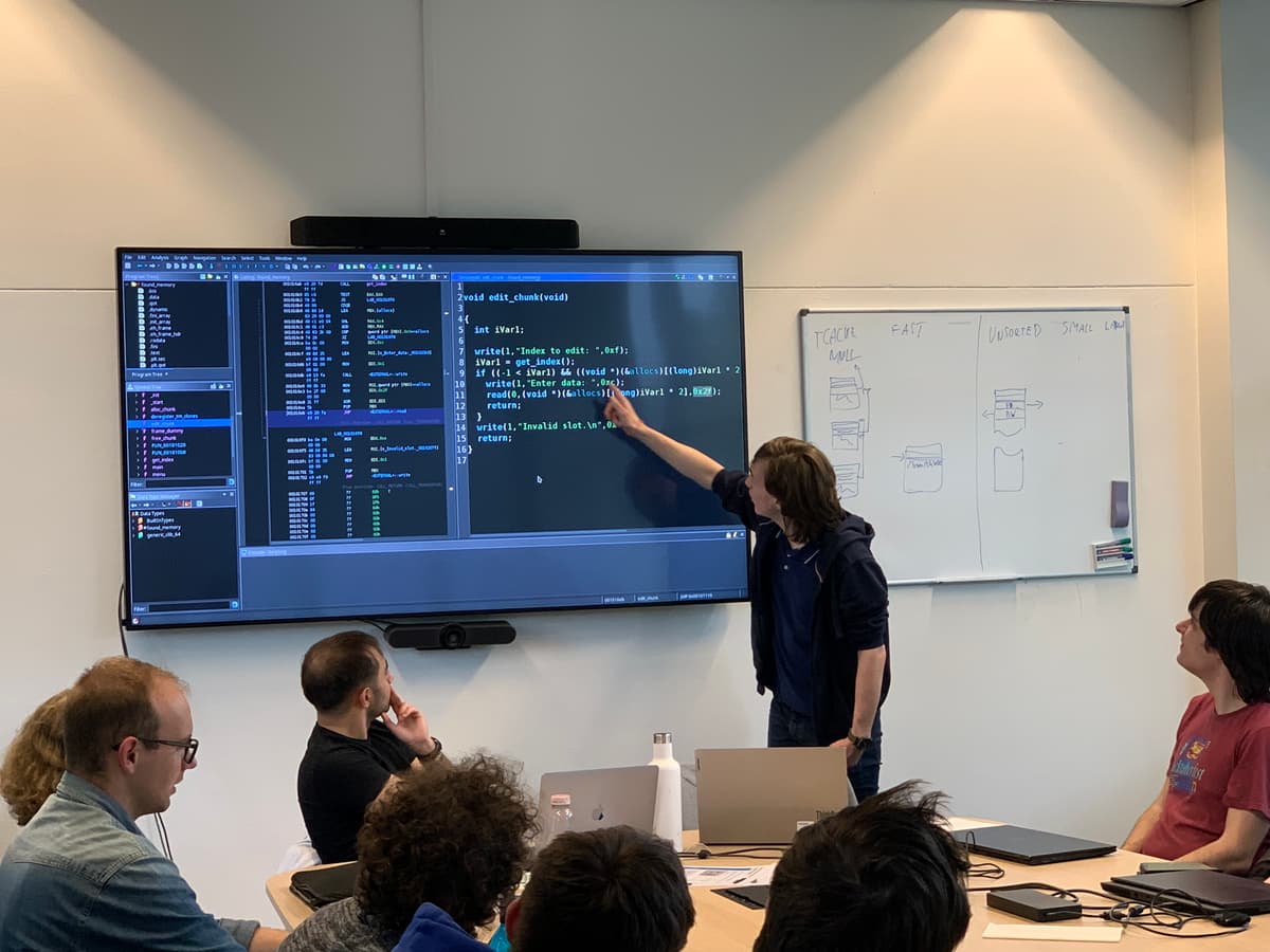 Average TU Delft CTF Team meeting